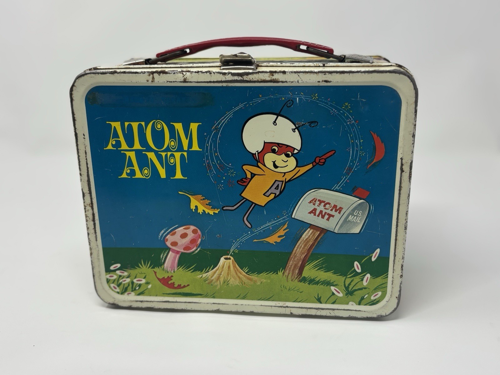 Vintage 1966 Atom Ant Secret Squirrel Metal Lunchbox King-Seeley Hanna-Barbera