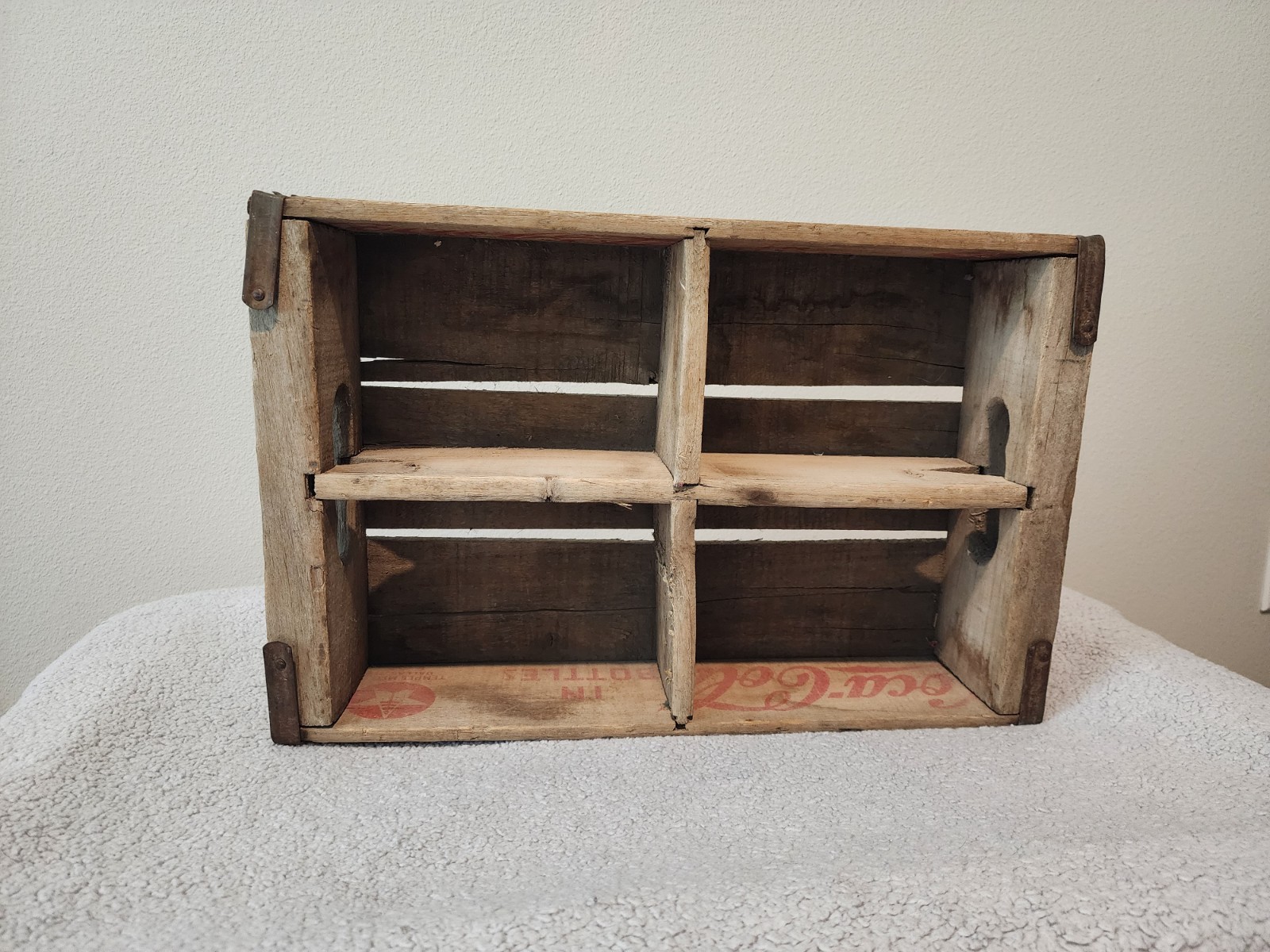 Vintage 1940s/50s Coca-Cola Wooden Crate - Durango Colorado - 4-Compartment Shel