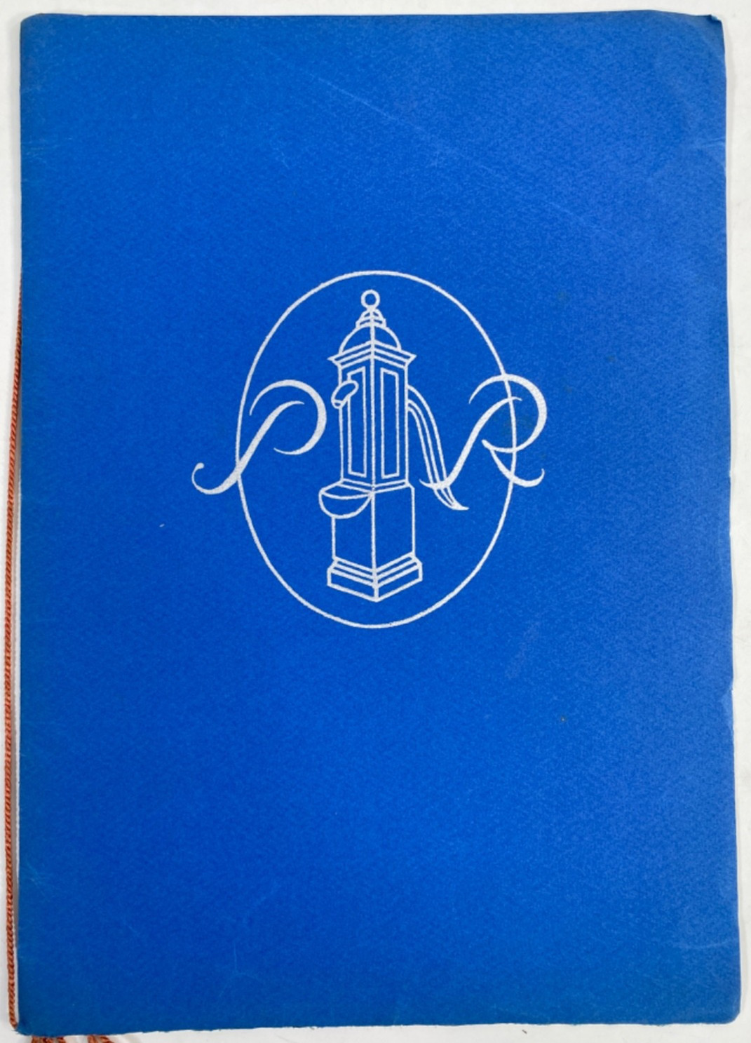 1953 THE PUMP ROOM - THE AMBASSADOR HOTEL vintage dinner menu CHICAGO, ILLINOIS