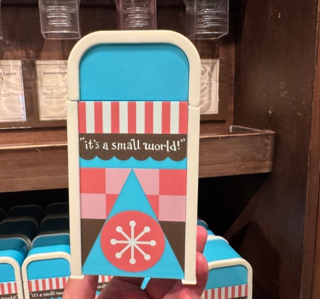 NEW🌟Disney Park 2026 Magic Kingdom It's A Small World Trash Can Candy Container