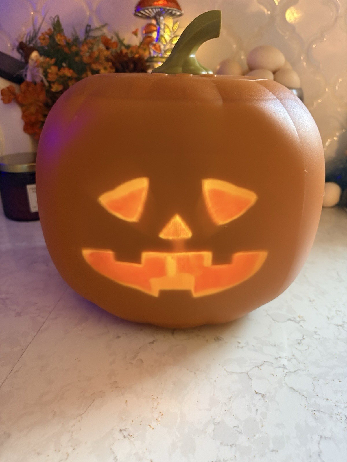 Jabberin Jack Talking Animated Pumpkin Head Halloween Decoration Jack-O-Lantern
