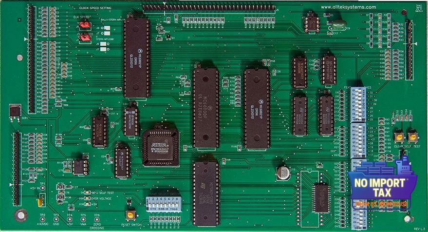 ALLTEK ULTIMATE MPU REPLACEMENT BOARD BALLY STERN PINBALL MACHINES LIFE WARRANTY