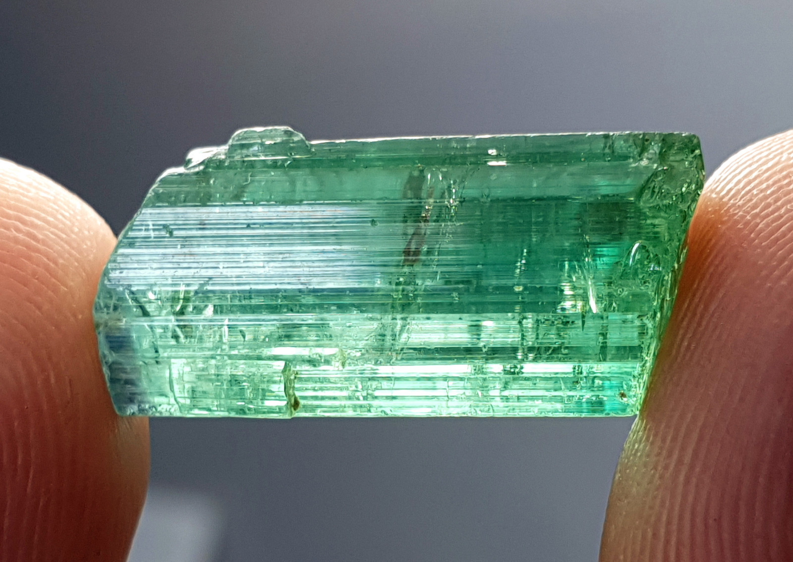 24 Carats Beautiful Natural Color Tourmaline Crystals Type Rough Faceted Grade 