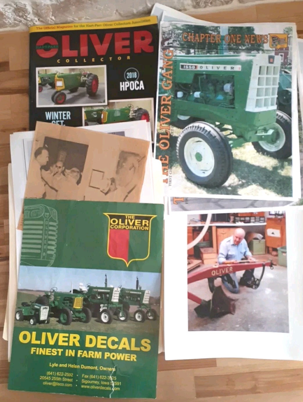 The Oliver Tractor Corporation, Photos, Magazines, Newsletters,  Newpaper Clips