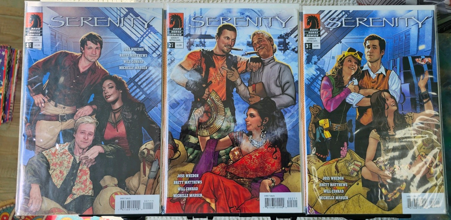 Serenity Better Days # 1 -3 Lot/set of three issues. 2008. (NM) .