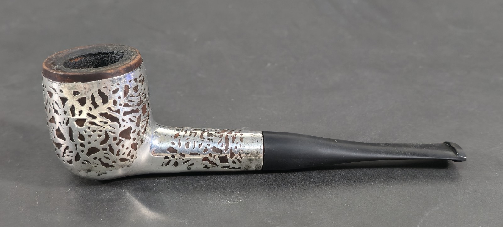 Antique Vintage Whitehall Sterling Silver Overlay Smoking Pipe- Undamaged Usable