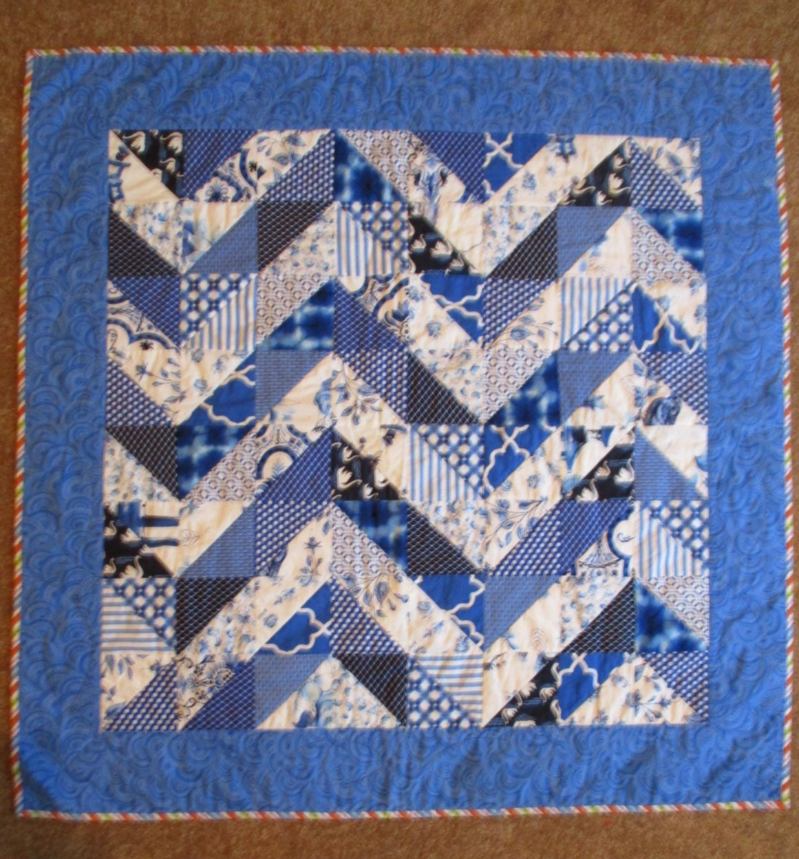 Hand Made Lap Quilt - 41\
