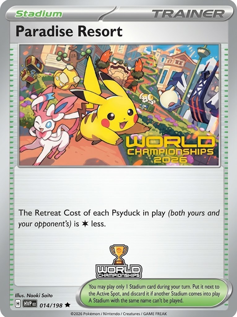 Pokémon Paradise Resort MEP092 San Francisco 2026 Competitor SEALED PACK PRESALE