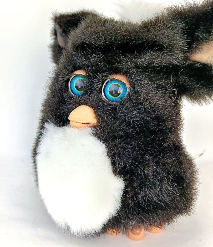 Working Product Furby 2 Milky Panda Blue Eyes German 2005 Fully operational
