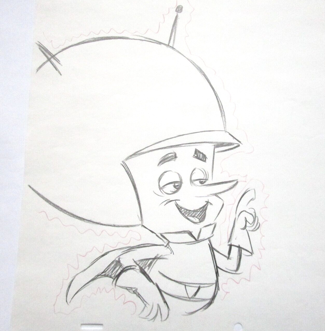 1990s GREAT GAZOO FRED FLINTSTONES HANNA-BARBERA ORIGINAL PRODUCTION cel DRAWING