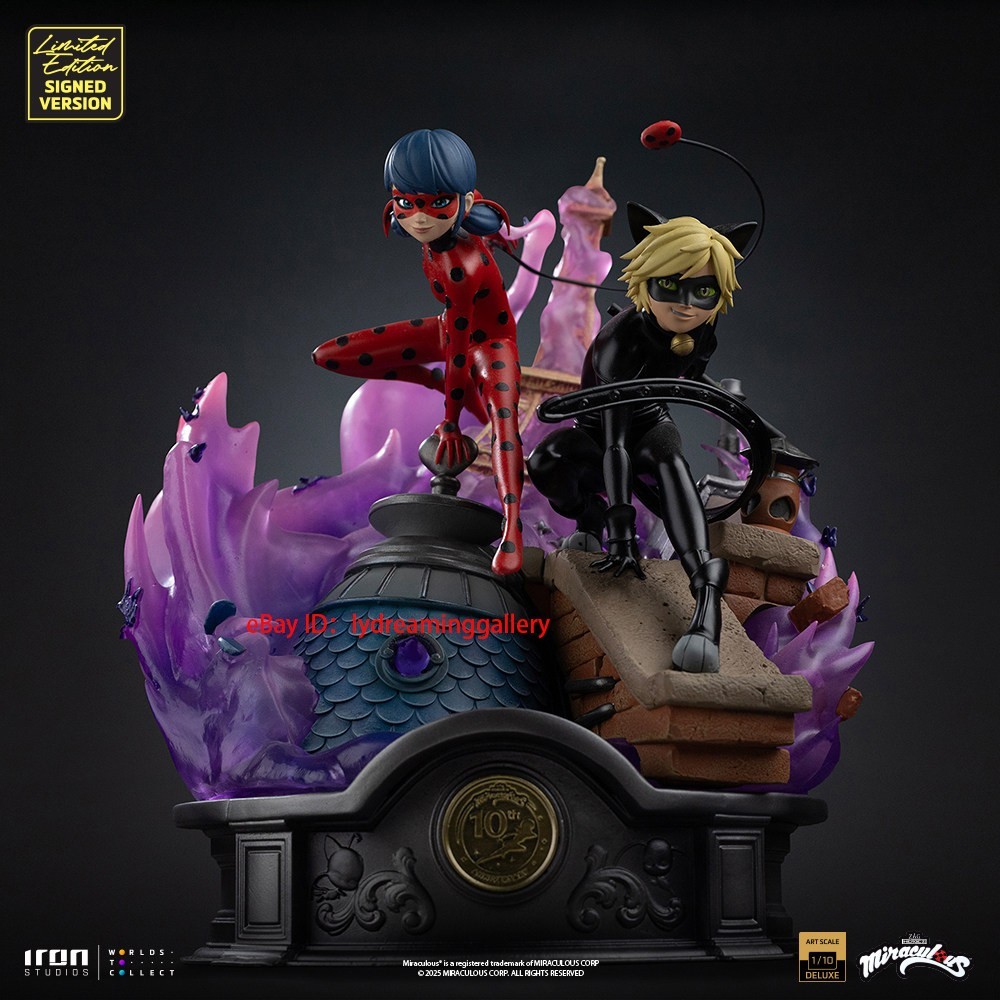 Pre-sale Iron Studios Miraculous Ladybug 10th anniv 1/10 Limited Statue Figure