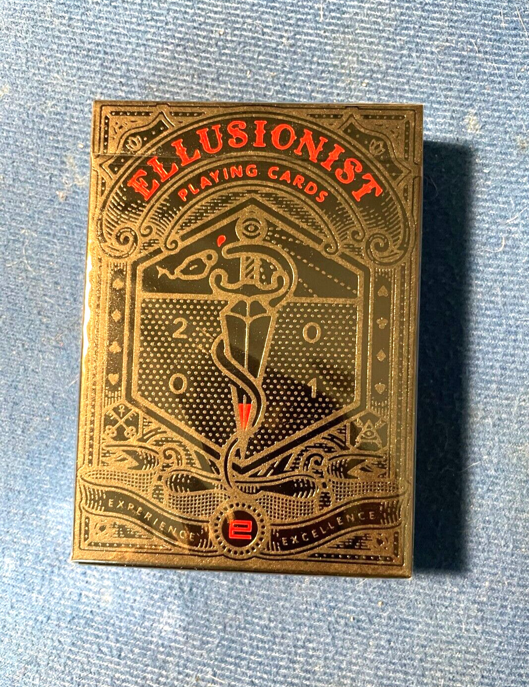 Ellusionist E Deck: Black Anniversary Edition Playing Cards - LIMITED EDITION