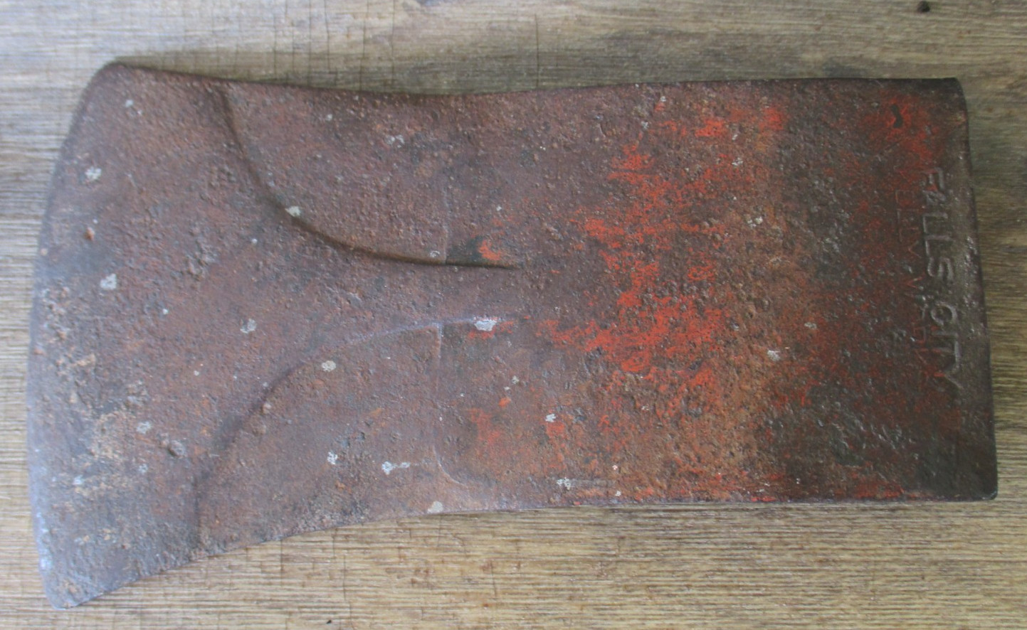 Vintage Kelly Works Falls City Beveled Axe Head 3 lbs 15 oz