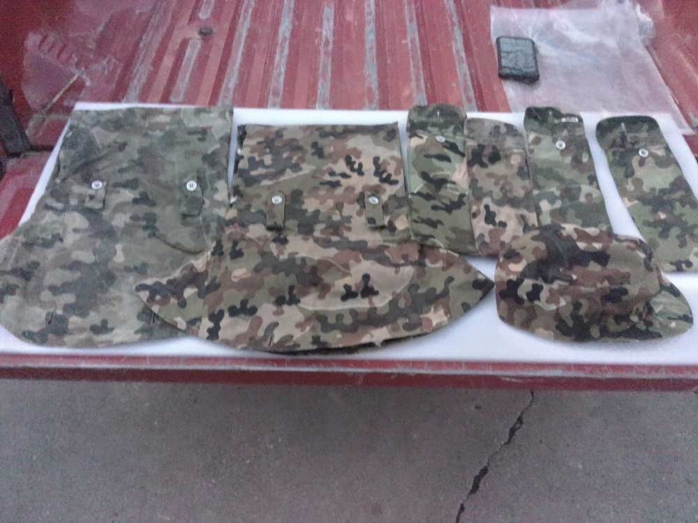 Rare West German  Reversable Amobeatarn Camoflage Lot Of 7 Pieces