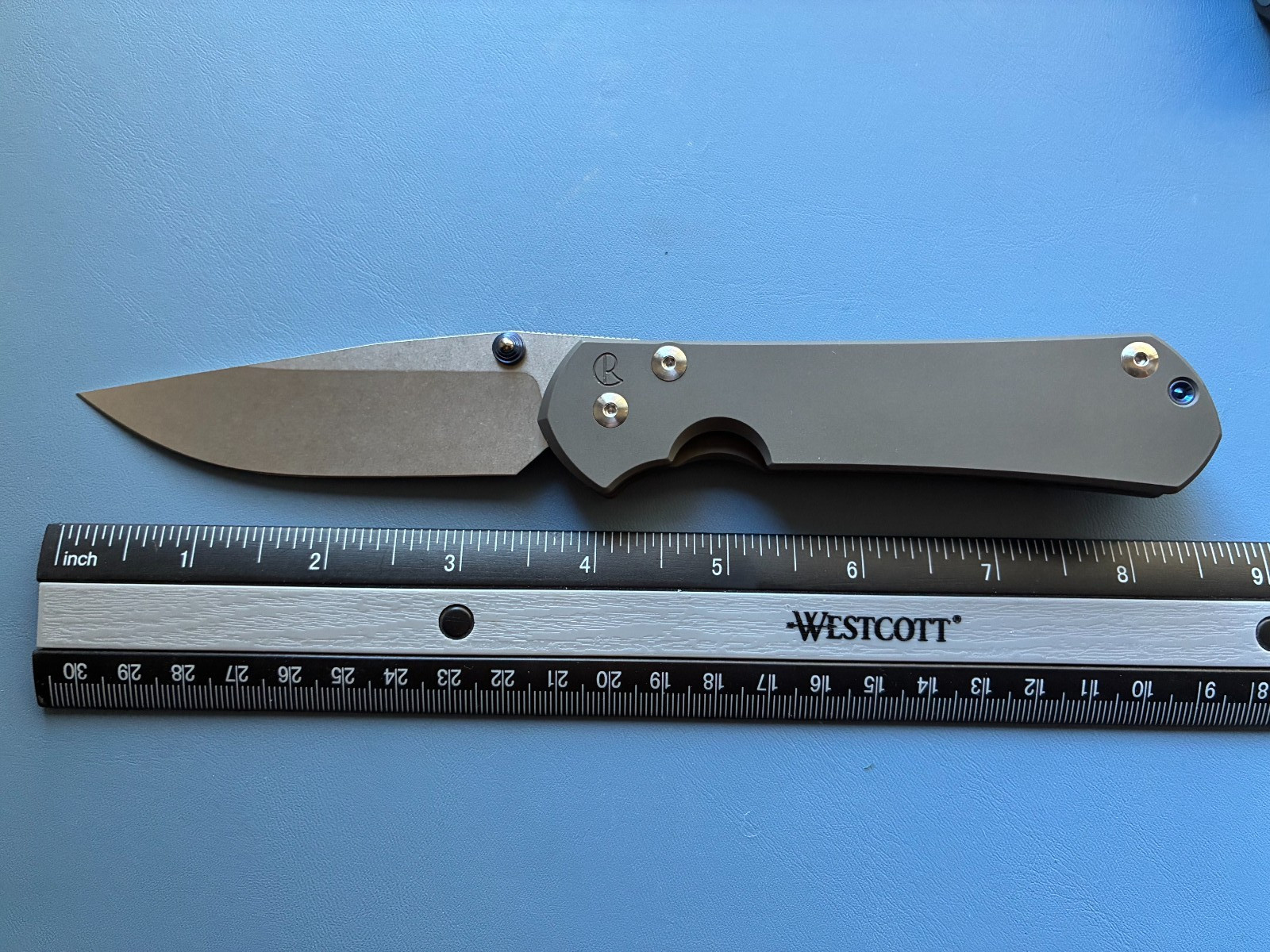 Green Thorn jufule sebenza repro, vg10 steel blade, all titanium handle - O74
