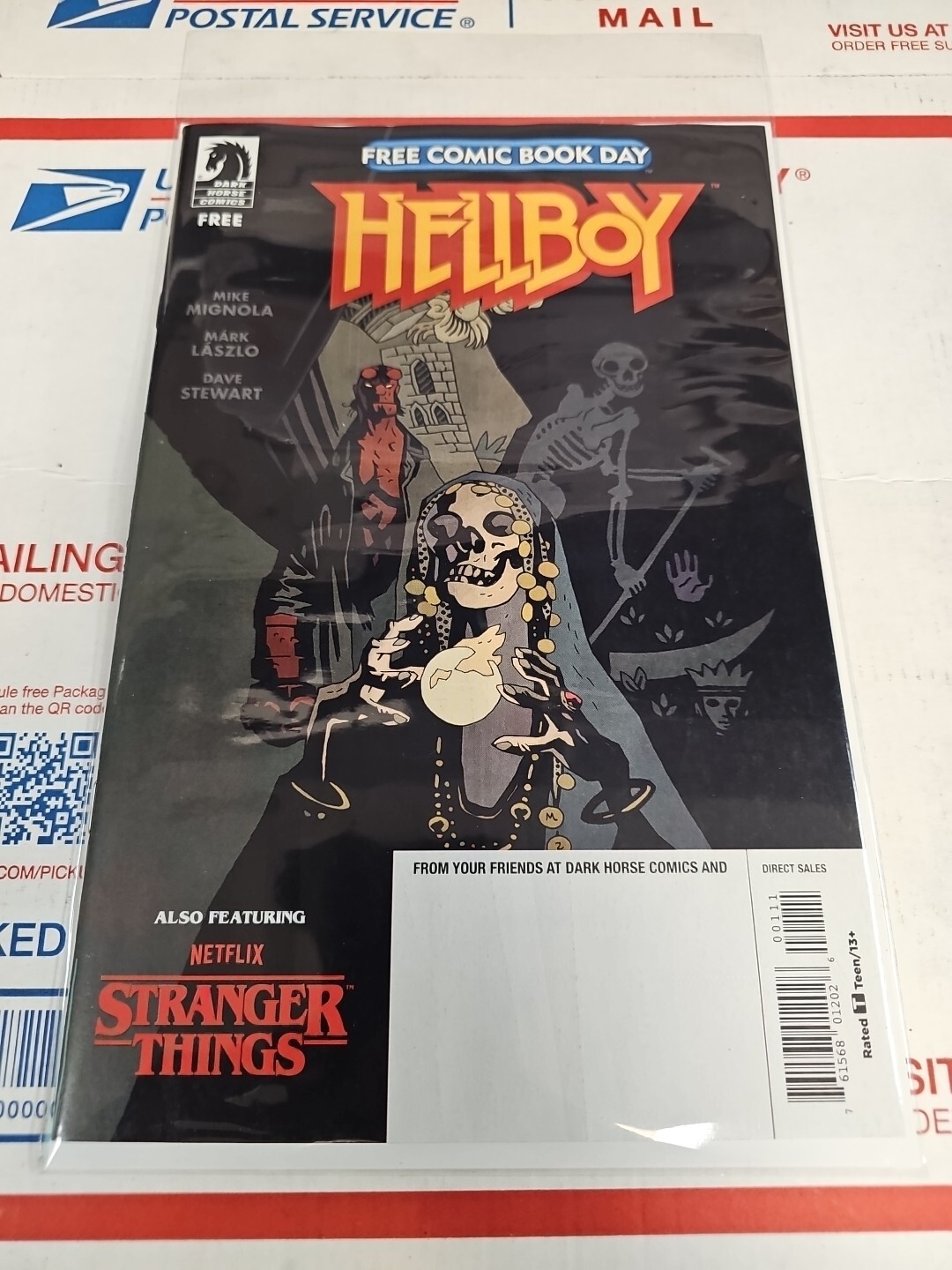HELLBOY / STRANGER THINGS - FCBD 2024 BAG And BOARDED NM- OR BETTER 