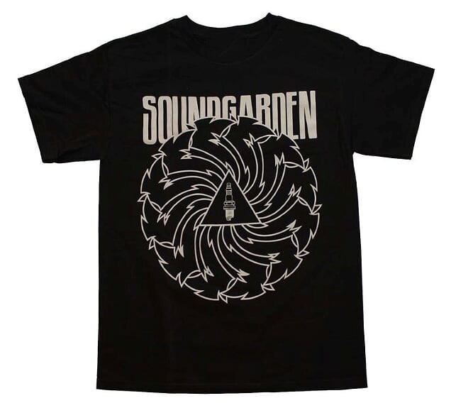 Soundgarden Saw Blade Black Short Sleeve Unisex Cotton T-Shirt S-2XL