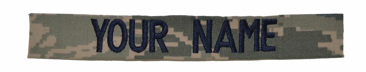 Single Custom Name Tape - SEW-ON - ABU