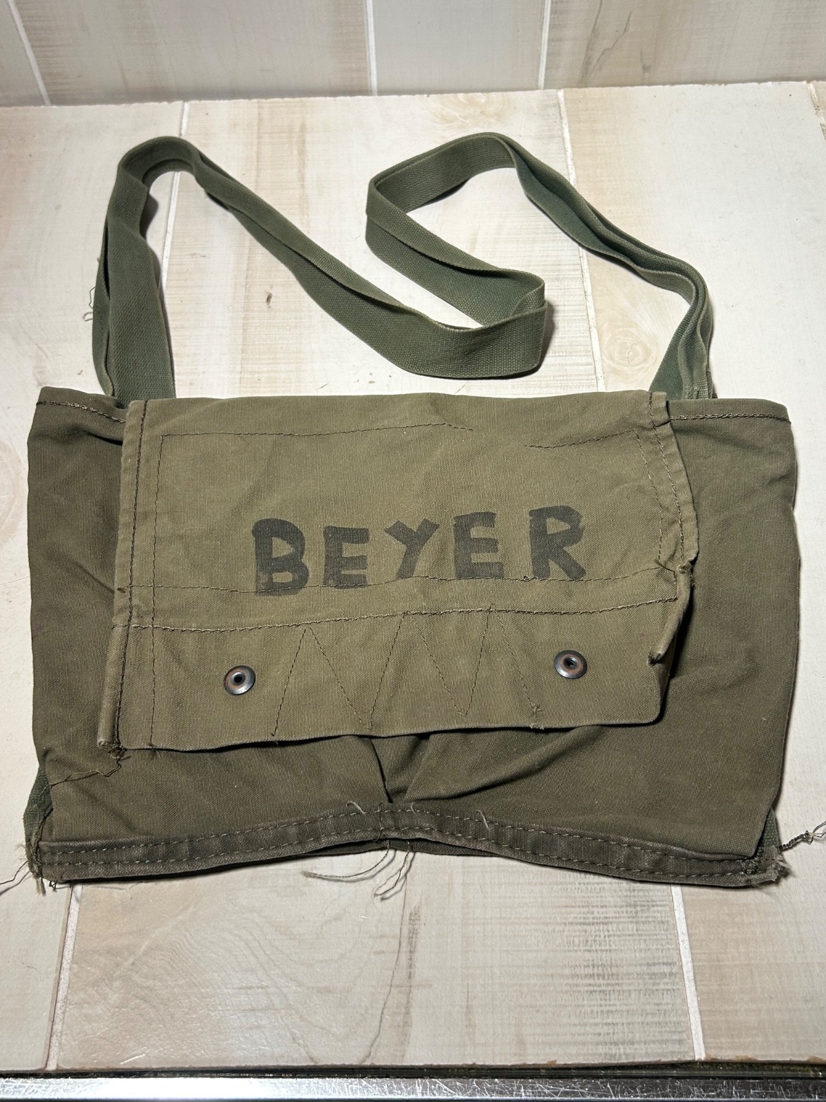 Original Vietnam War Era M18A1 Antipersonnel Mine Carry Bag