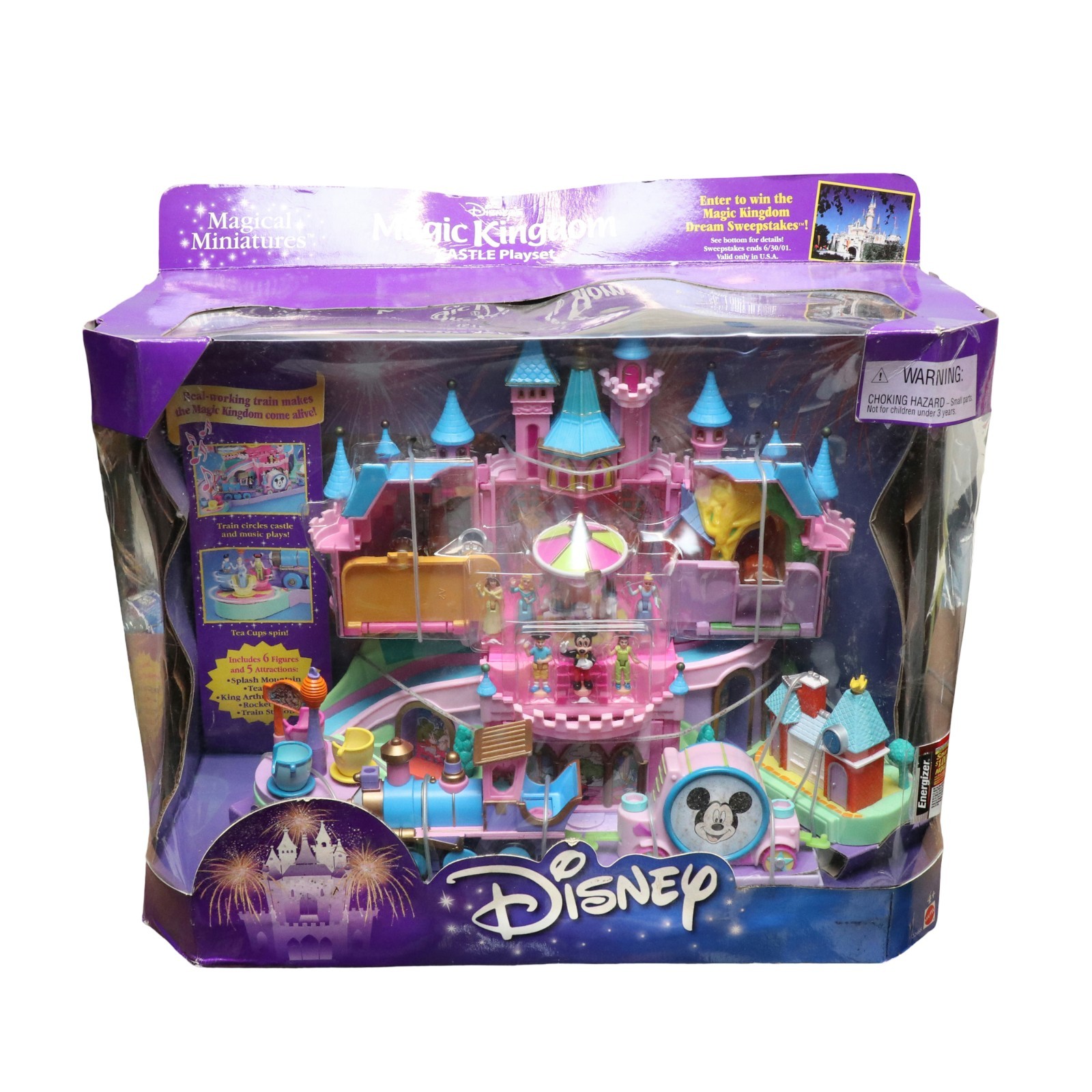 Mattel Disney - Magical Miniatures - Magic Kingdom Castle Playset - New In Box