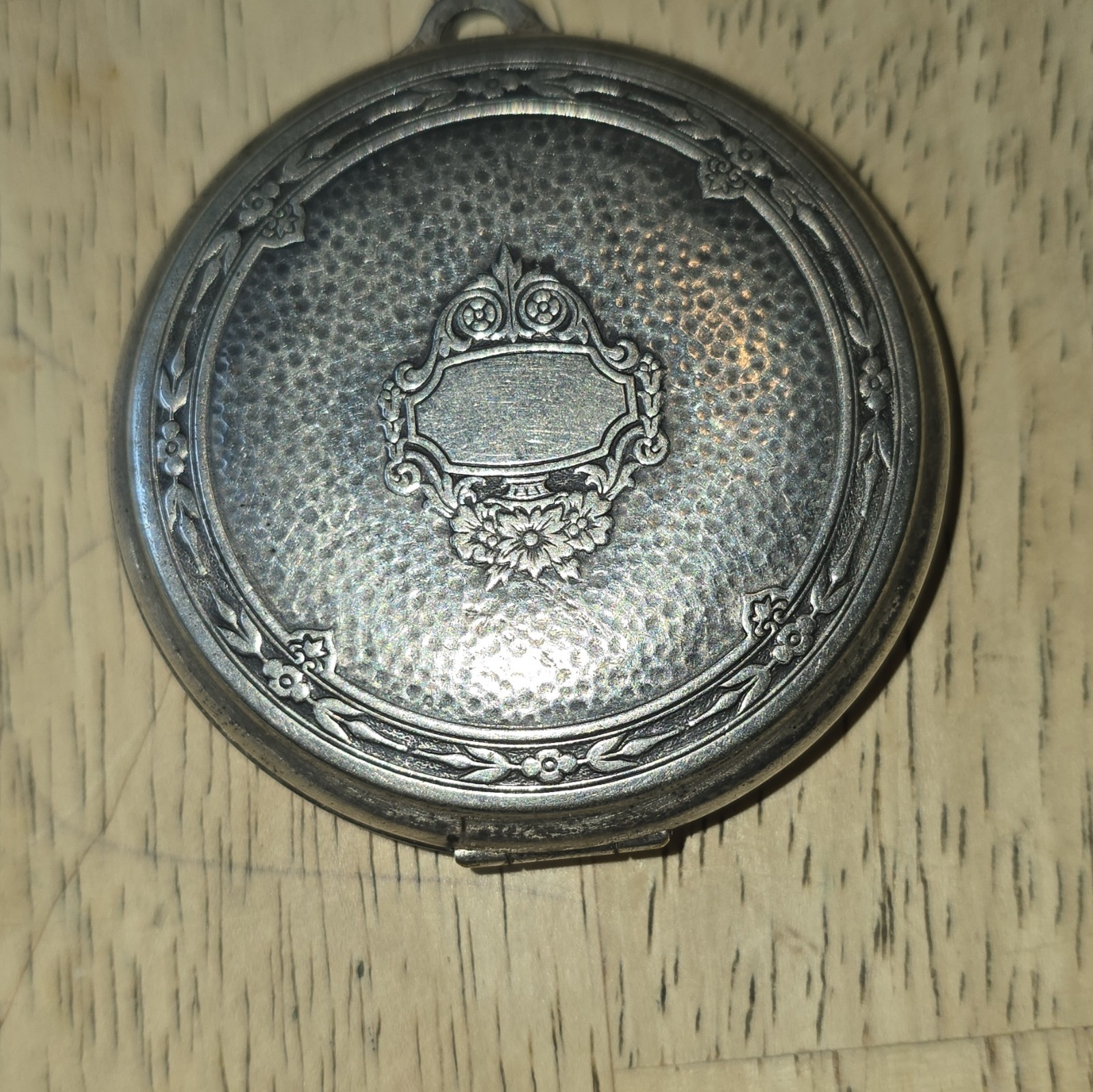 Antique 1920s Djer-Kiss Kerkoff Art Deco Powder Compact Chatelaine Pendant