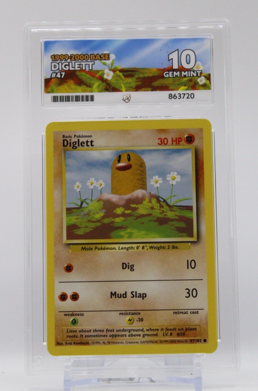 1999-2000, Diglett, #47, Base, ACE 10 1999-2000, Diglett, #47, Base, ACE 10