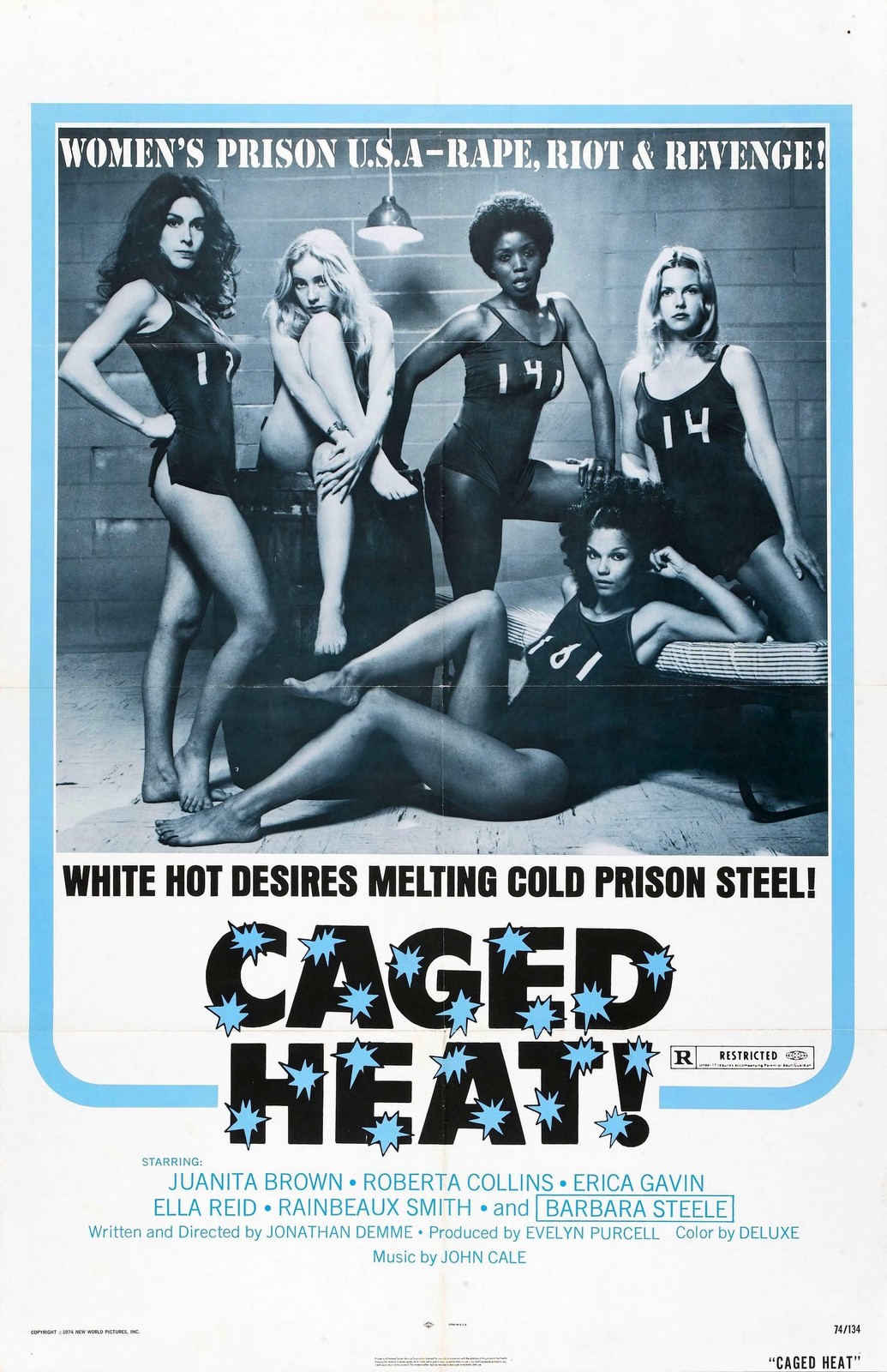 Caged Heat Movie Poster Print Wall Art Home Decor Vintage Film