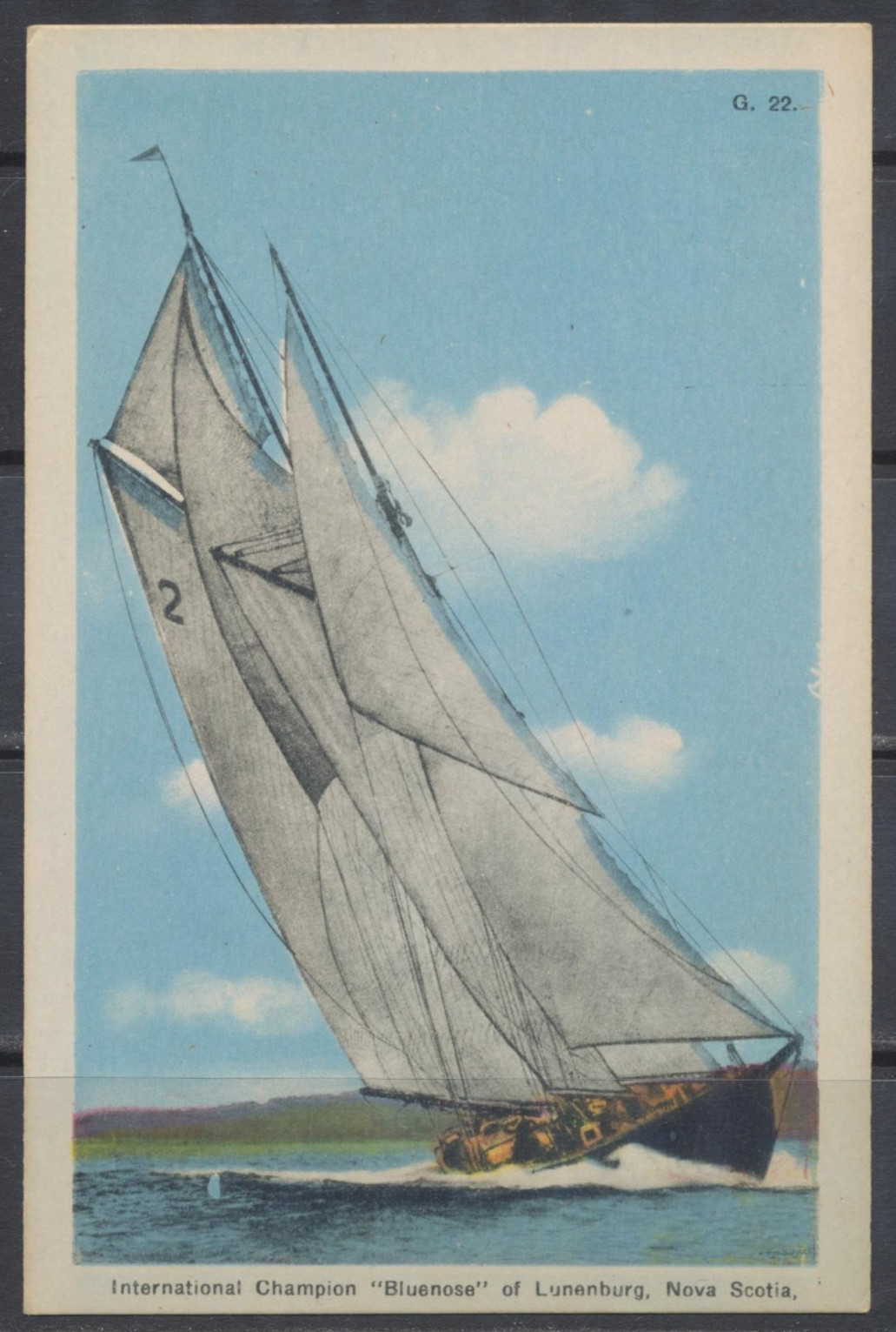 1920s-30s Canada ~ Lunenburg, N.S. ~ Bluenose Schooner ~ International Champion