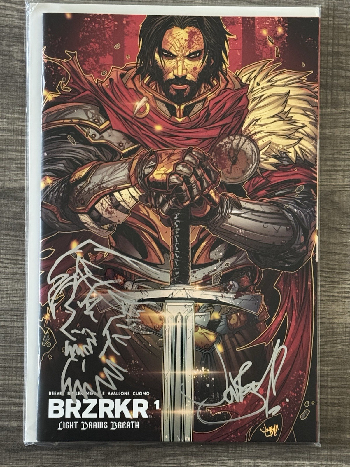 BRZRKR: Light Draws Breath - Jonboy Meyers - Signed & Remarked - LE 1:300