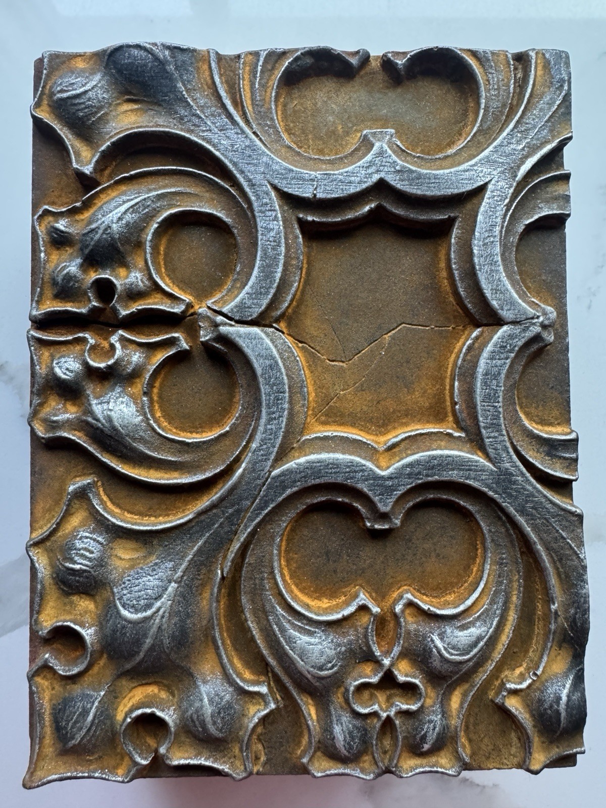 Sid Dickens Summer Event 1-OF-A-KIND  Memory Block Rusty Gothic Lace SIGNED