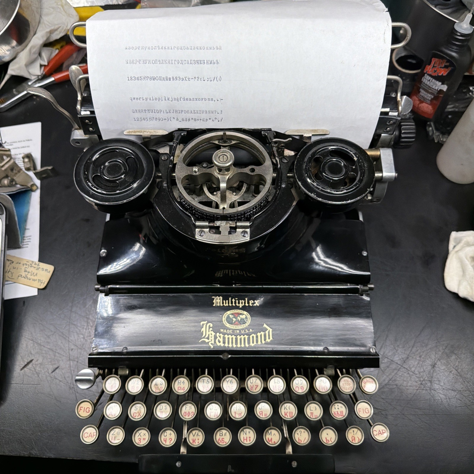 Working Condition Antique 1920s HAMMOND MULTIPLEX FOLDING Typewriter Model 26