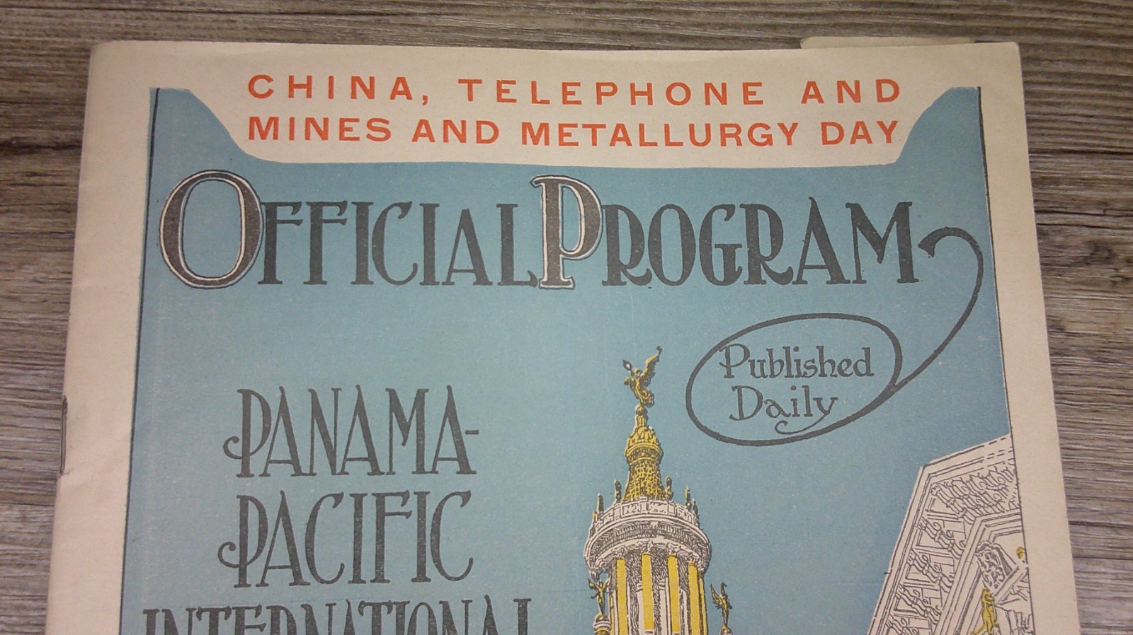 Panama-Pacific International Expo.1925 official program 1915 Hotel Knickerbocker