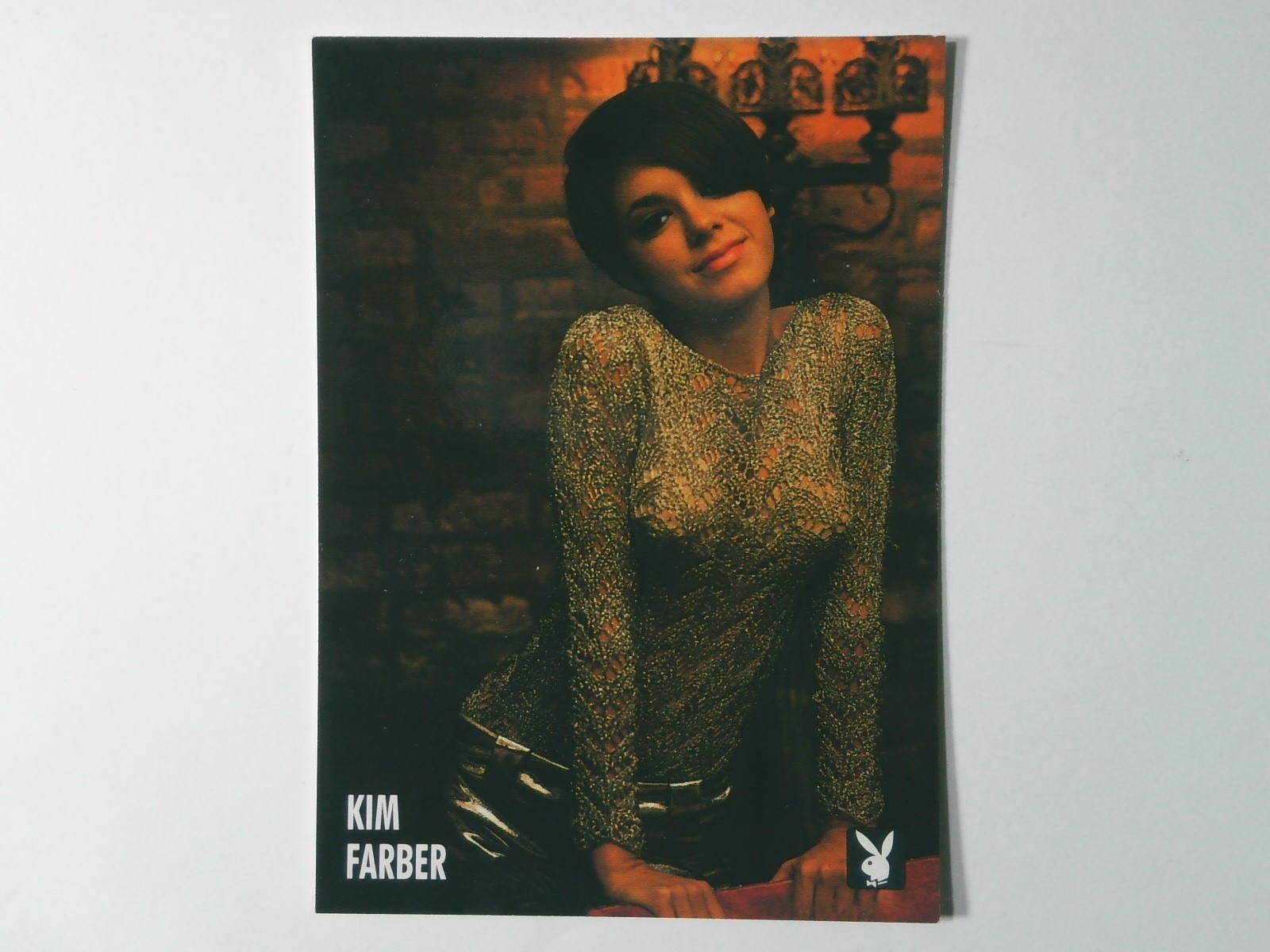 1998 Playboy Centerfold Collector Card Japanese February 1967 #41 Kim Farber