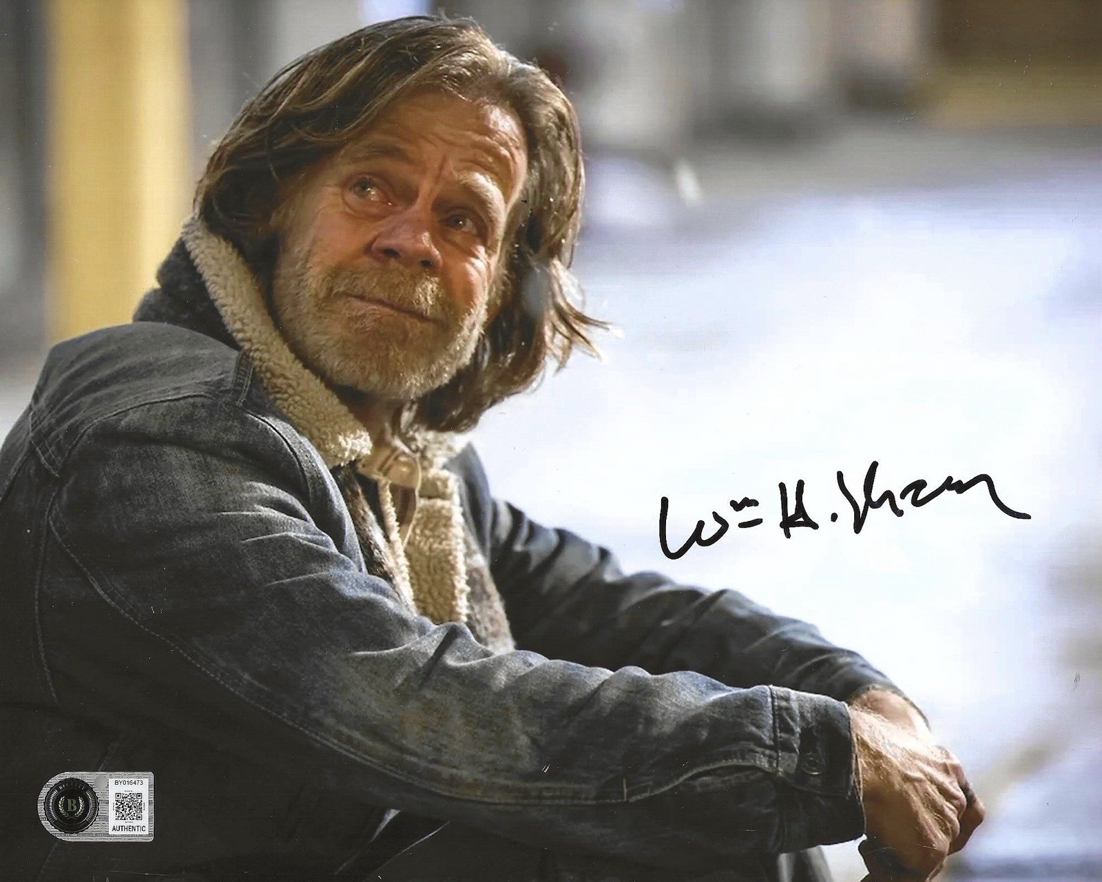 WILLIAM H MACY SIGNED 8x10 PHOTO SHAMELESS FRANK GALLAGHER FARGO - BECKETT COA
