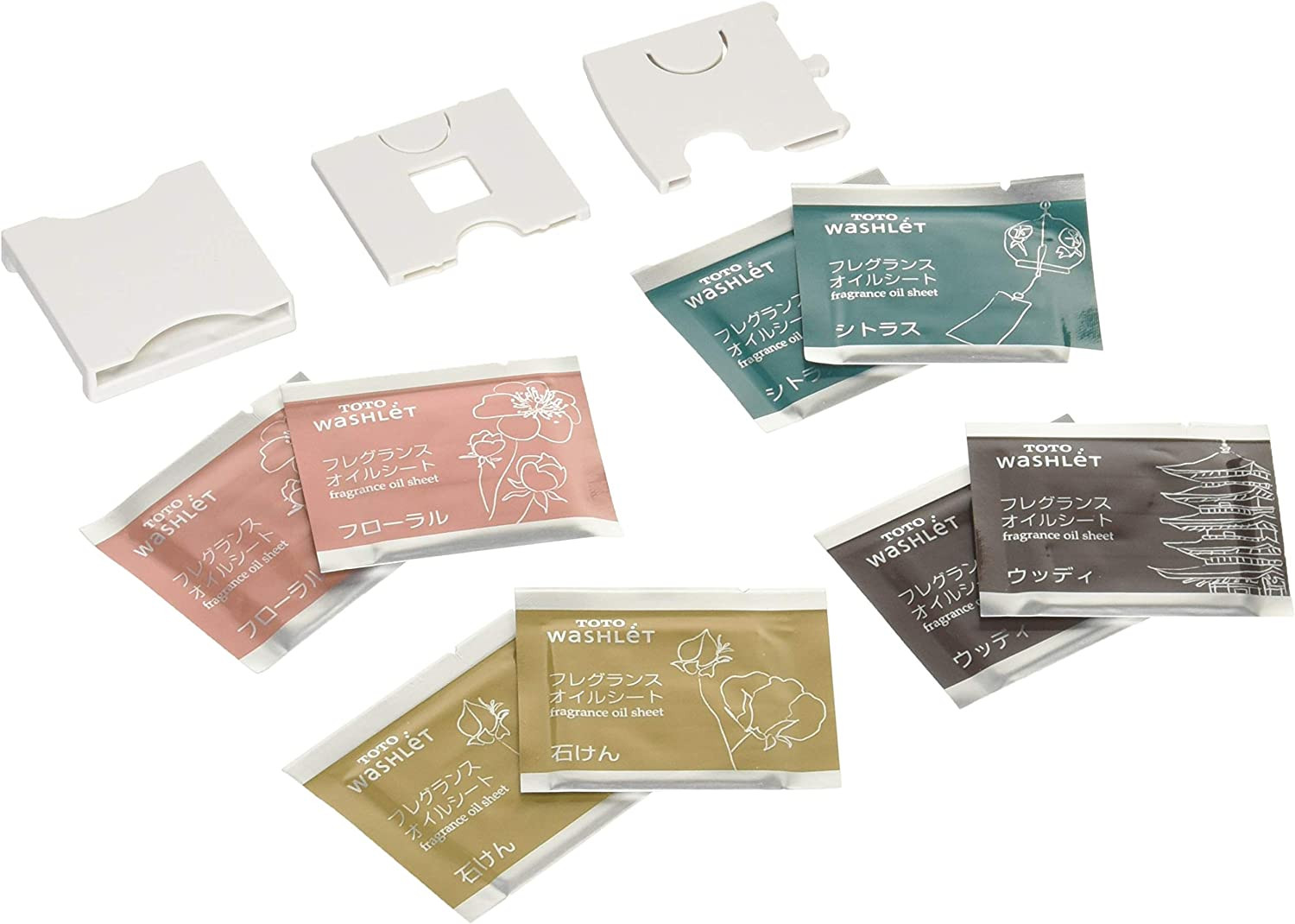 TOTO TCA284 Washlet Fragrance Set 4 Scents Set  Long-Lasting Pleasant Aroma JP