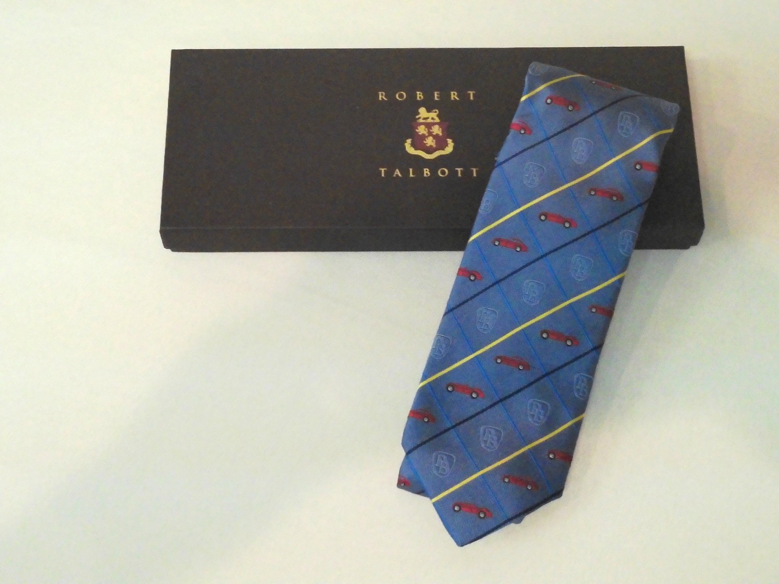 PEBBLE BEACH Concours d’Elegance Robert Talbott Men’s Necktie 2015 FERRARI NEW