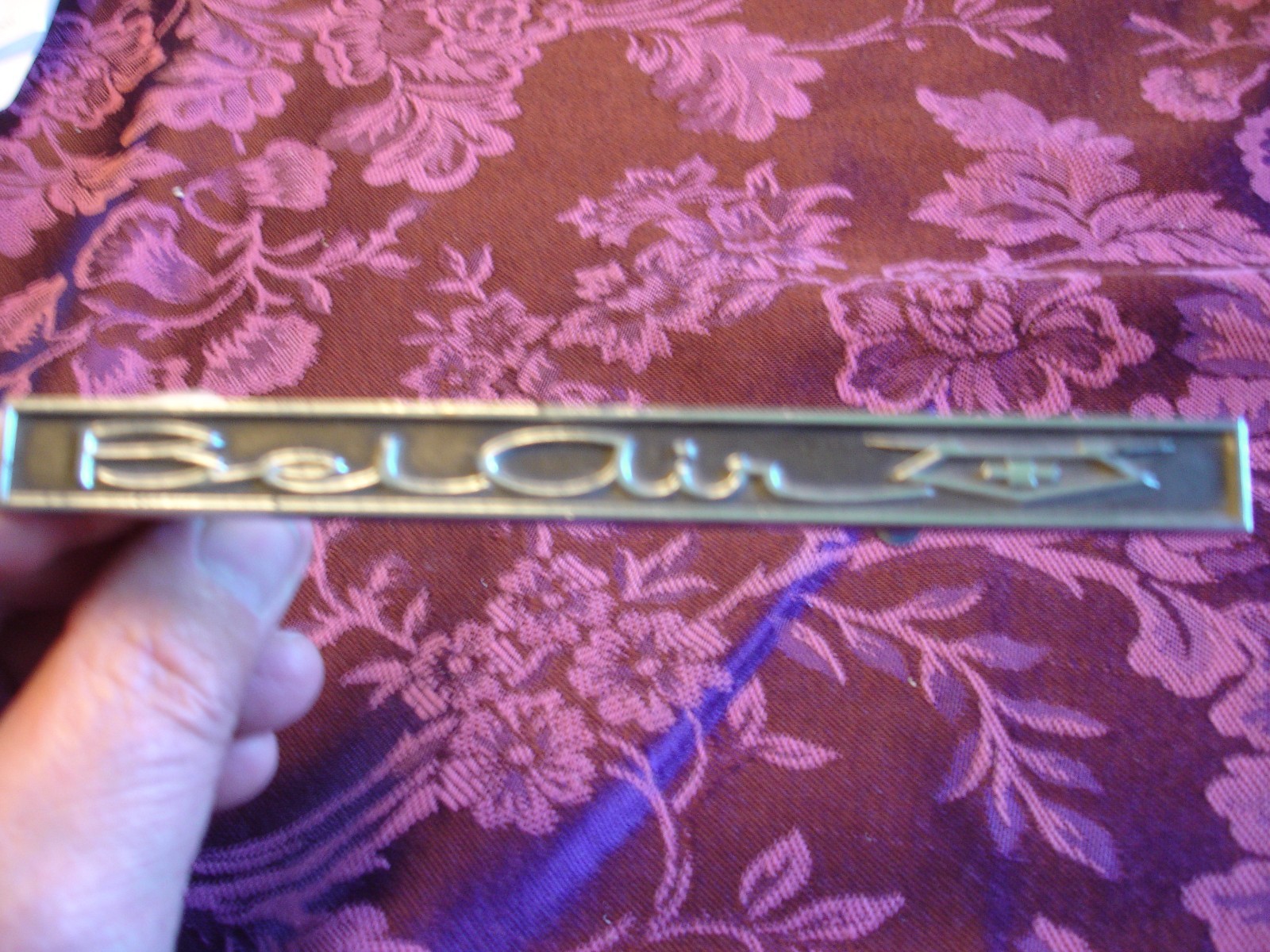 Vintage 1965-1966 Chevy Bel Air Glove Box Emblem