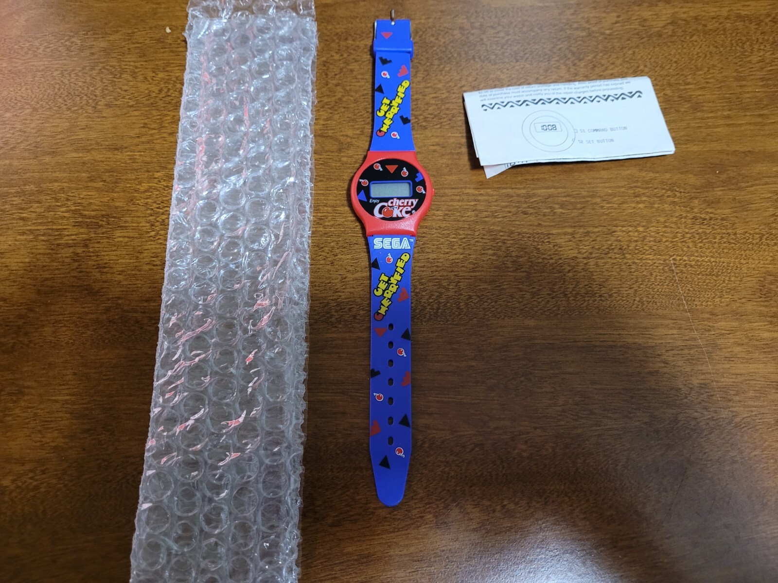 Vintage SEGA Cherry Coke Watch- Get Cherryfied
