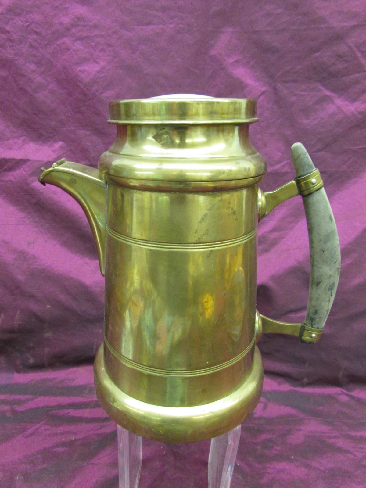 Antique GBN Gebrüder Bing Bavaria, Brass Percolator tea pot