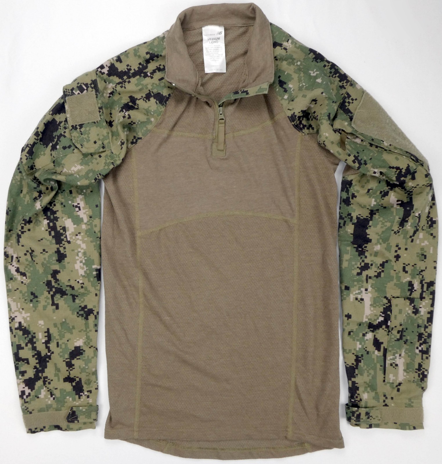 New Balance FR Combat Shirt Medium Long US Navy NWU Type III AOR2 Woodland SWCC