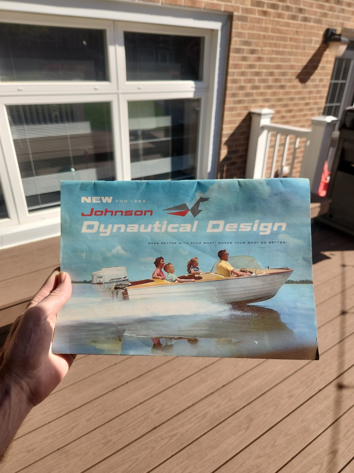 1959 JOHNSON SEA-HORSE Outboard Boat MOTOR Advertising CATALOG Brochure Vintage