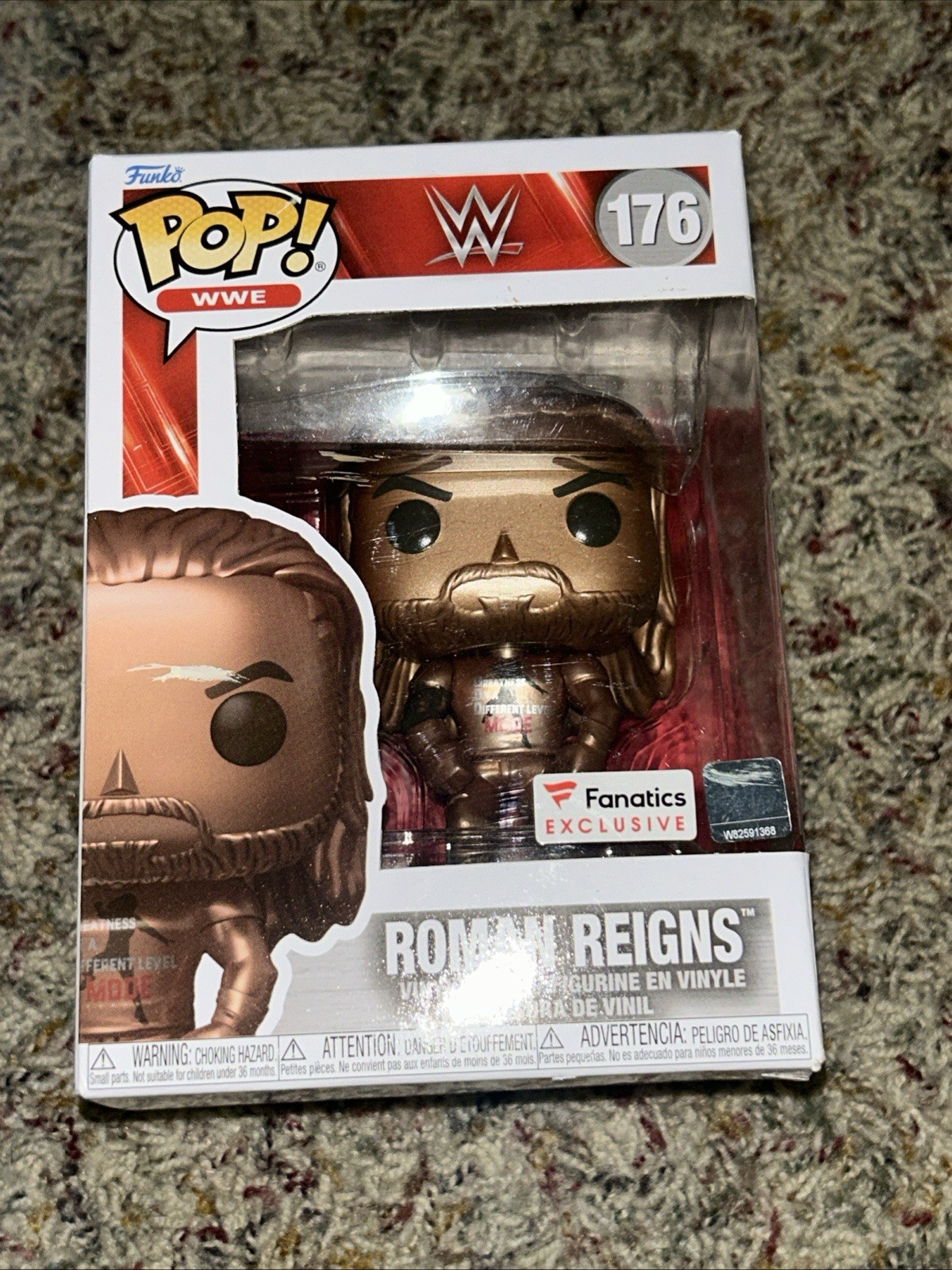 Funko POP Roman Reigns WWE #176 BRONZE [Fanatics Exclusive]