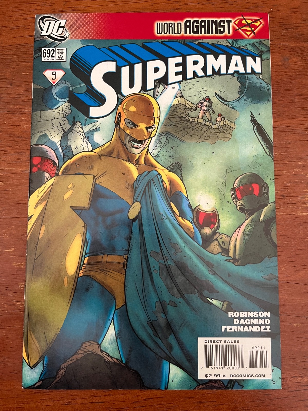 Superman #692 DC Comics 2009 World Without Superman THE GUARDIAN