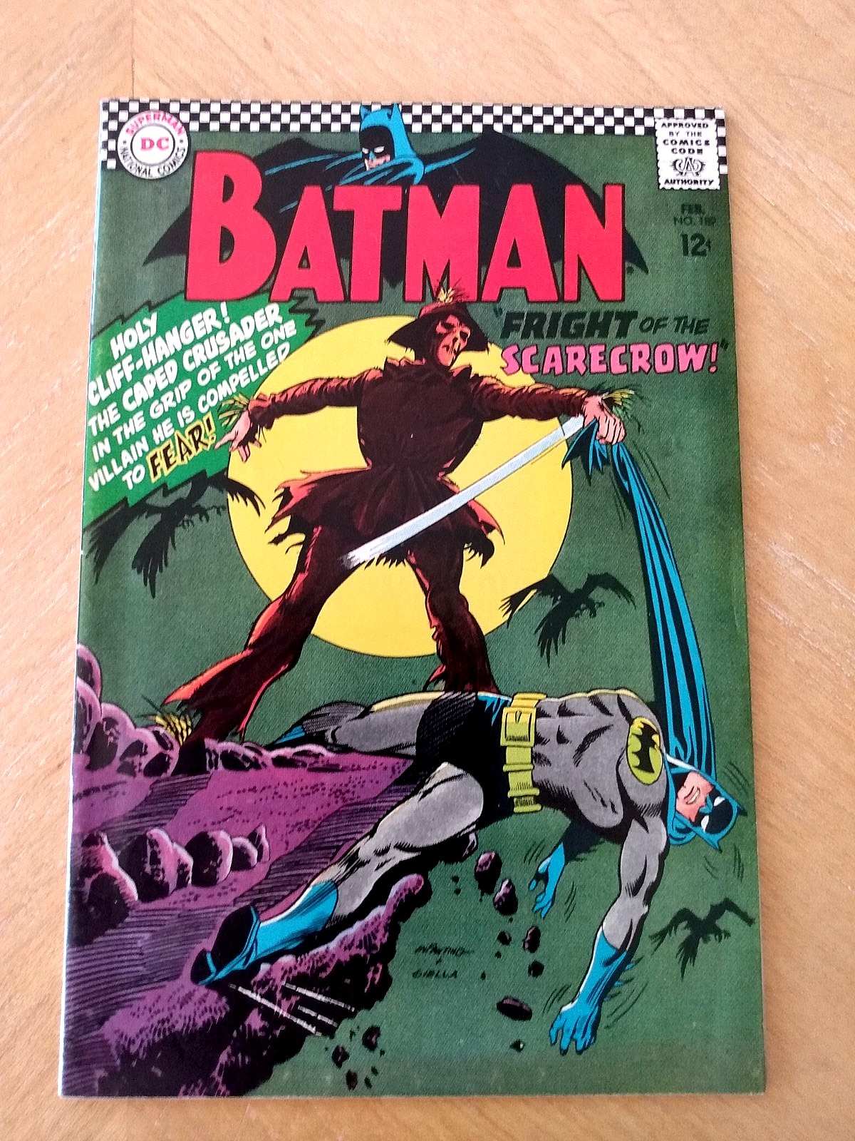BATMAN # 189...1967...DC...FIRST SCARECROW SA...6.5/7.0...CLEAN COPY...