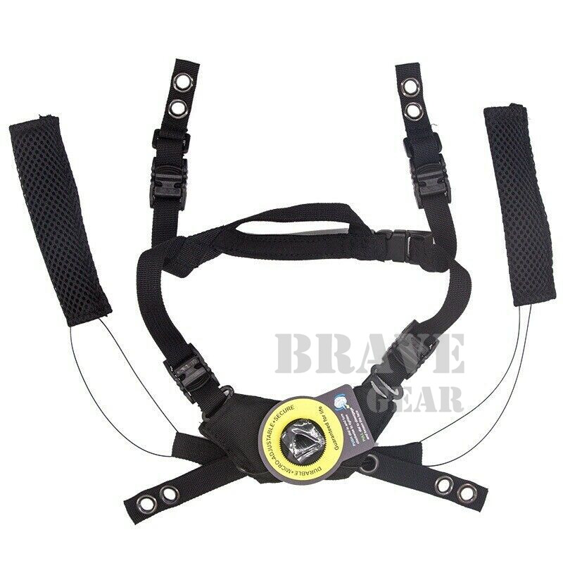 Helmet DIAL Suspension Retention Harness Chinstrap for WENDY FAST ACH ECH MICH