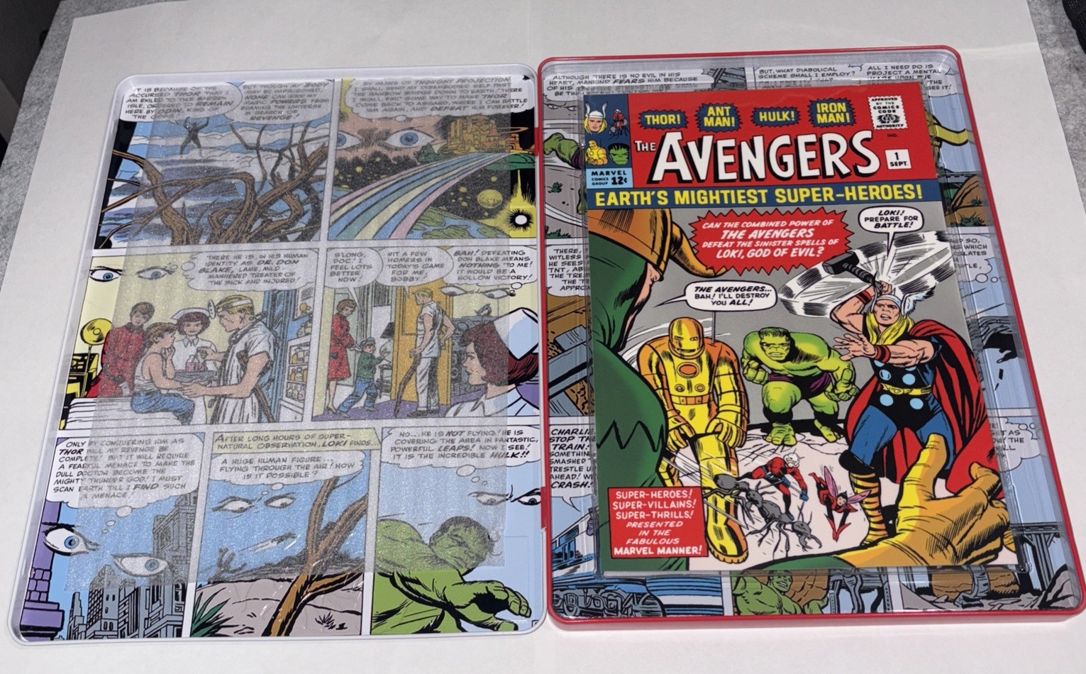 AVENGERS #1 - 1 OZ SILVER FOIL #769 UNGRADED TIN CASING