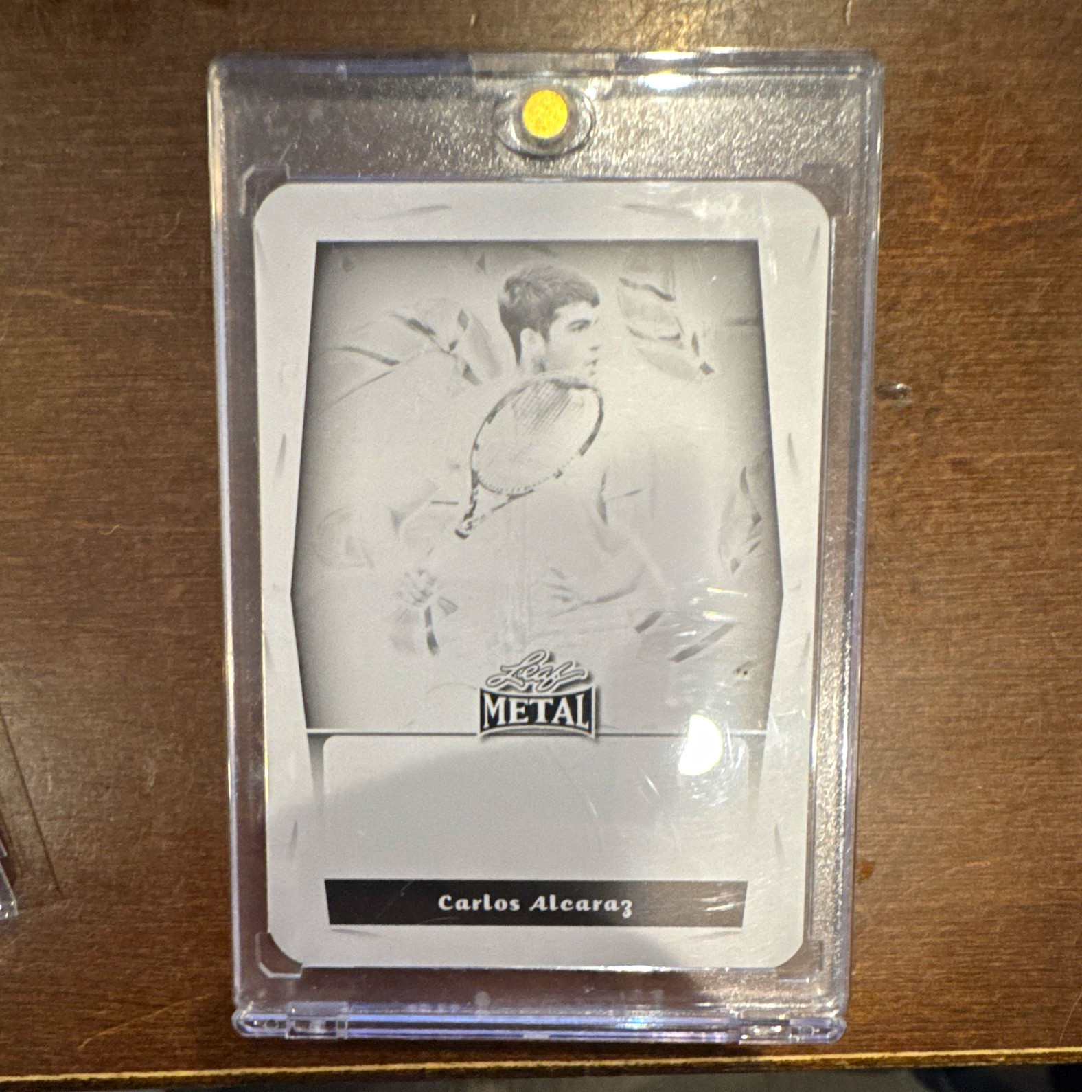 Leaf 2023 Christmas Exclusive Carlos Alcaraz Printing Plate Black 1/1 CA-CA-1
