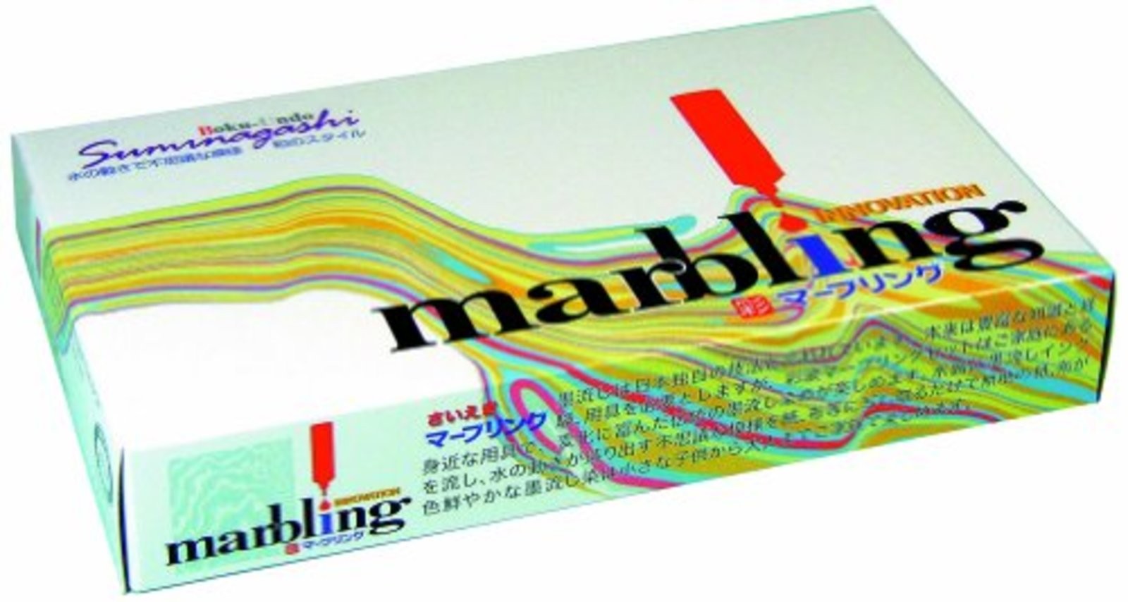 Boku-undo 15620 Suminagashi  Marbling Innovation Kit 6 Colors Set F/S w/Track#