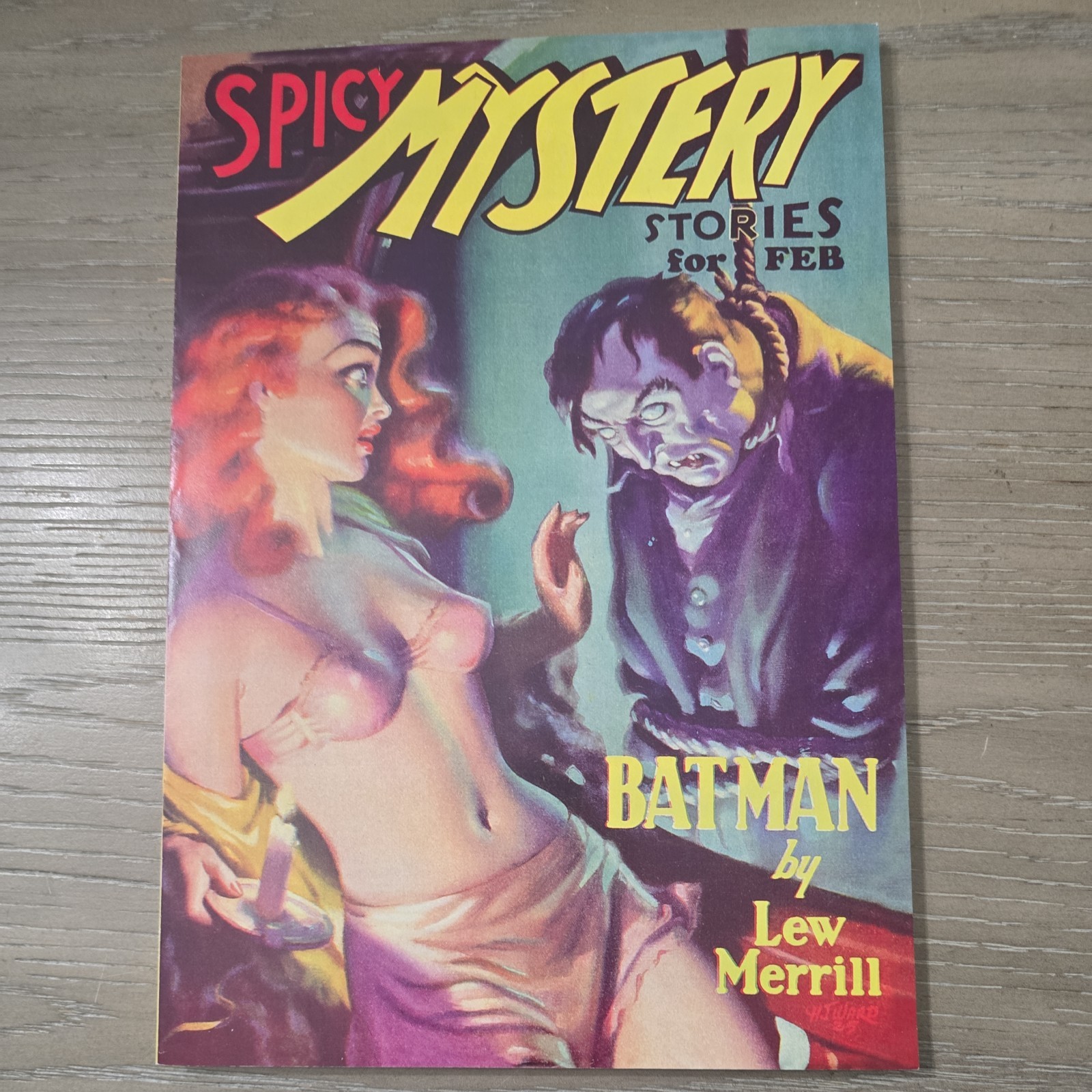 Spicy Mystery Stories Pulp Replica Edition 2/1936-Batman