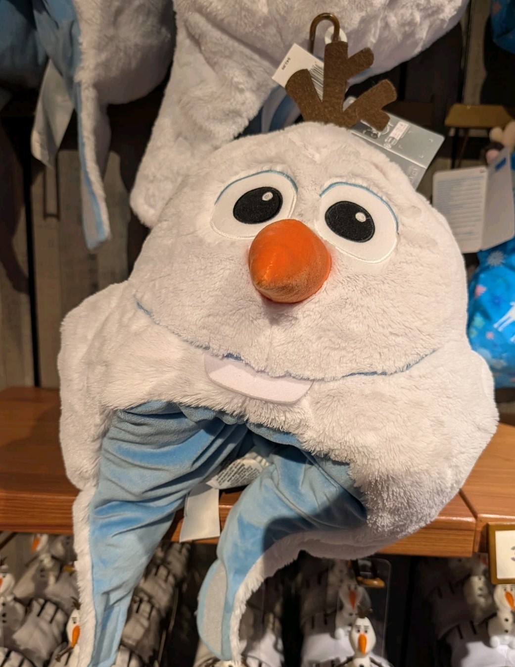 NEW🌟WDW Disney Parks Frozen Olaf Snowman Plush Animal Hat Cap Wearable